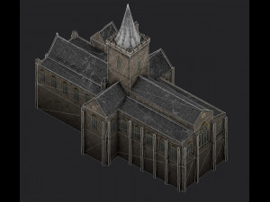 church st johns kirk in perth 3D Modell