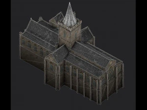 church st johns kirk in perth 3D Model