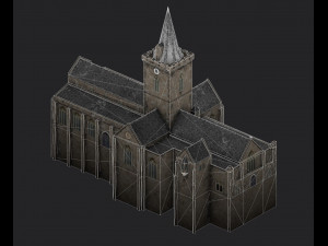church st johns kirk in perth 3D Modell