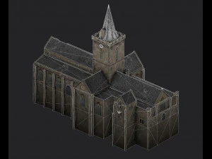 church st johns kirk in perth 3D Model