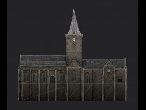 church st johns kirk in perth 3D Modell