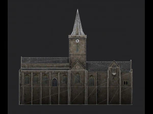 church st johns kirk in perth 3D Model