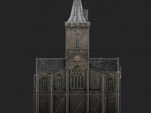 church st johns kirk in perth 3D Modell