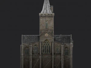 church st johns kirk in perth 3D Model