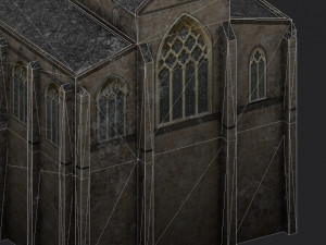 church st johns kirk in perth 3D Modell