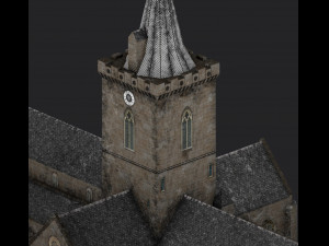 church st johns kirk in perth 3D Modell