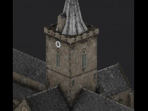church st johns kirk in perth 3D Model