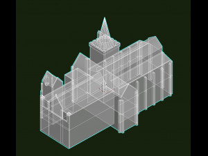 church st johns kirk in perth 3D Modell