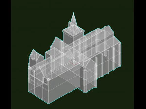 church st johns kirk in perth 3D Model