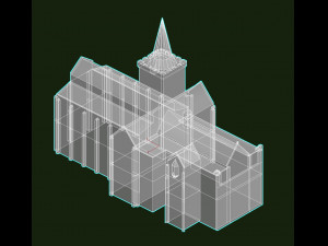 church st johns kirk in perth 3D Modell