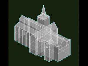 church st johns kirk in perth 3D Model
