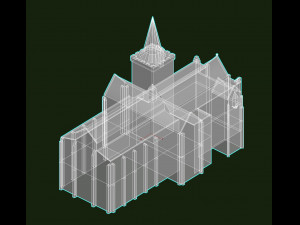 church st johns kirk in perth 3D Modell