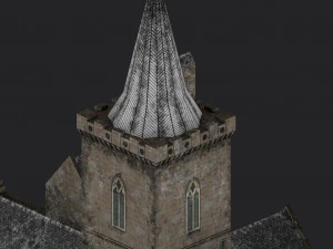 church st johns kirk in perth 3D Model