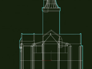 church st johns kirk in perth 3D Modell