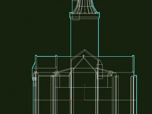 church st johns kirk in perth 3D Model