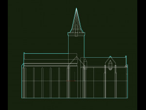 church st johns kirk in perth 3D Modell