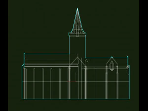 church st johns kirk in perth 3D Model
