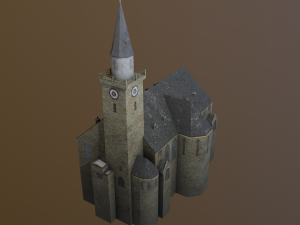 old high church in inverness 3D Model