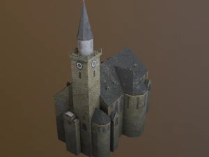 antiga igreja alta em inverness Modelo 3D