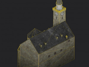 old high church in inverness Model 3D
