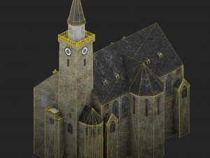old high church in inverness Model 3D