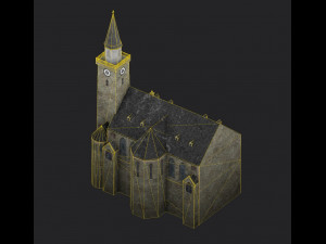 old high church in inverness Model 3D