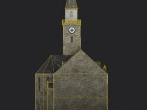 old high church in inverness Model 3D