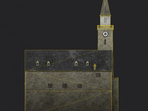 old high church in inverness Model 3D