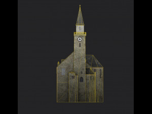 old high church in inverness Model 3D