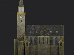 old high church in inverness Model 3D