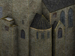 old high church in inverness Model 3D