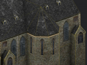 old high church in inverness Model 3D