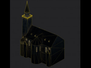 old high church in inverness Model 3D