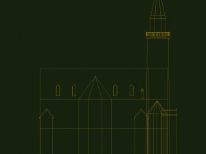 old high church in inverness Model 3D