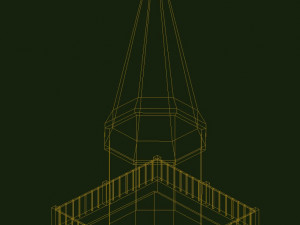 old high church in inverness Model 3D