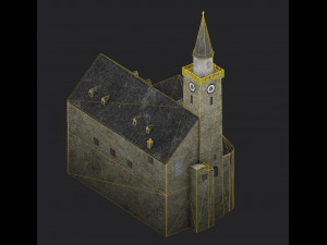 old high church in inverness Model 3D
