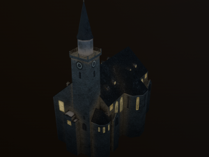 old high church in inverness Model 3D