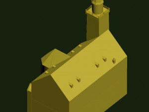 old high church in inverness Model 3D