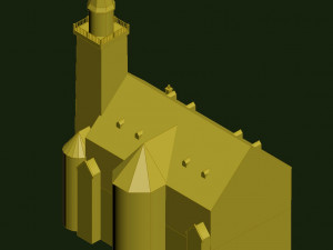 old high church in inverness Model 3D