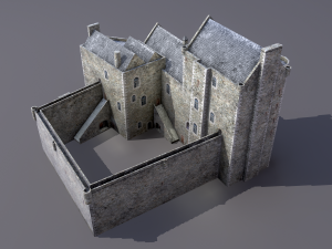 castle doune 3D Model