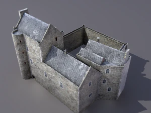 castle doune 3D Model