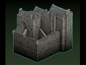 castle doune 3D 모델