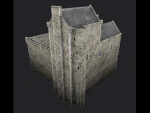 castle doune 3D 모델