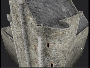 castle doune 3D 모델