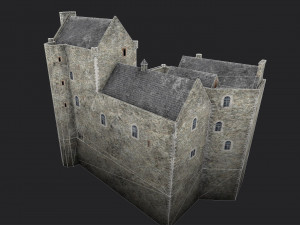 castle doune 3D 모델
