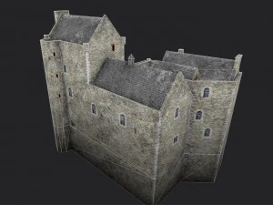 castle doune 3D Model