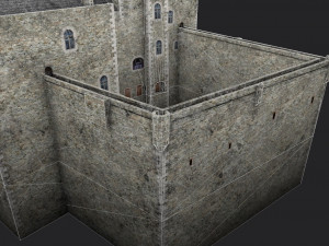 castle doune 3D 모델