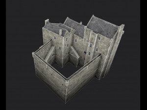 castle doune 3D 모델