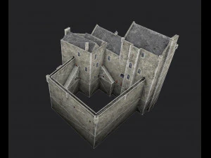 castle doune 3D Model