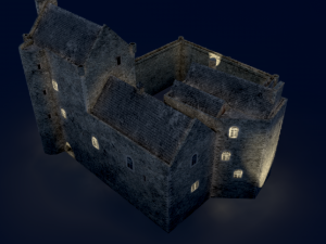 castle doune 3D 모델